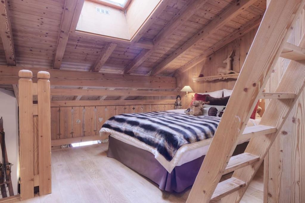 Duplex Chaleureux Au Coeur De Megeve 2 P Appartement Buitenkant foto